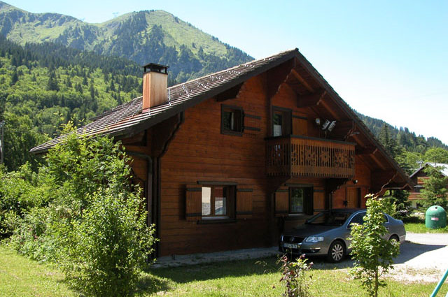Photo du chalet du saix en été